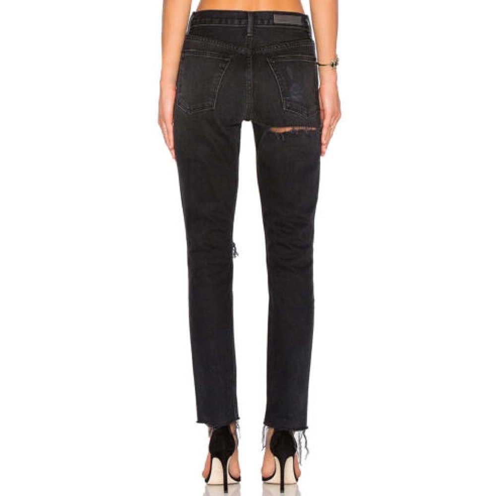 Grlfrnd Black Distressed Jeans - Picture 2 of 5